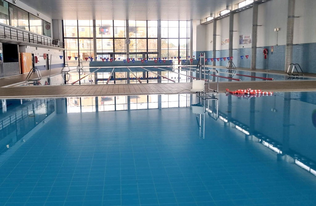 La piscina climatizada subirá su temperatura